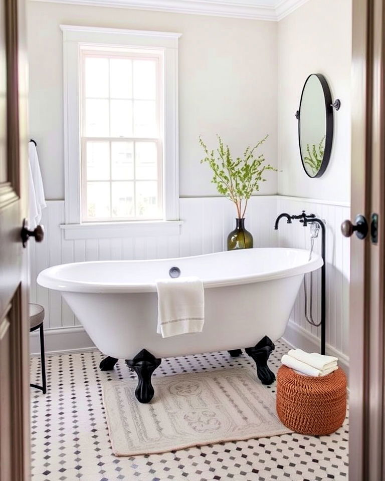 clawfoot tub