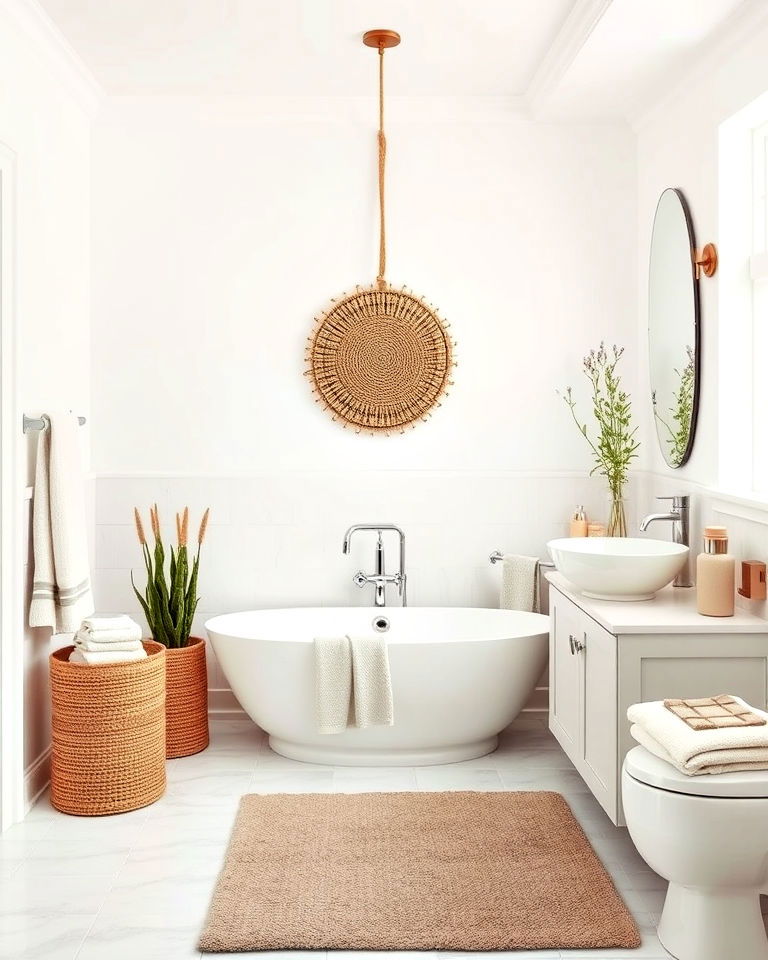 clean neutral color scheme bathroom