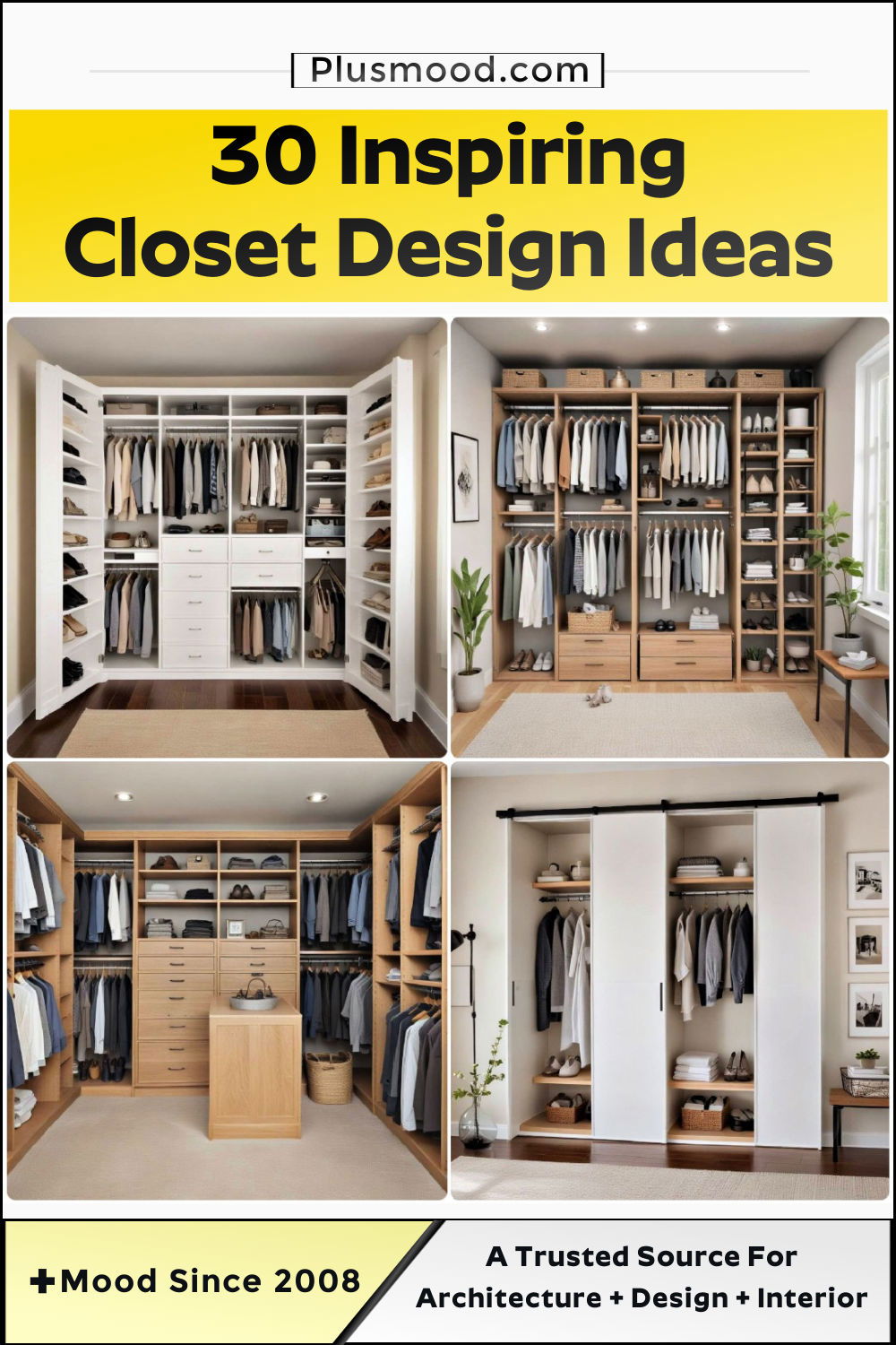 closet design ideas and inspiration