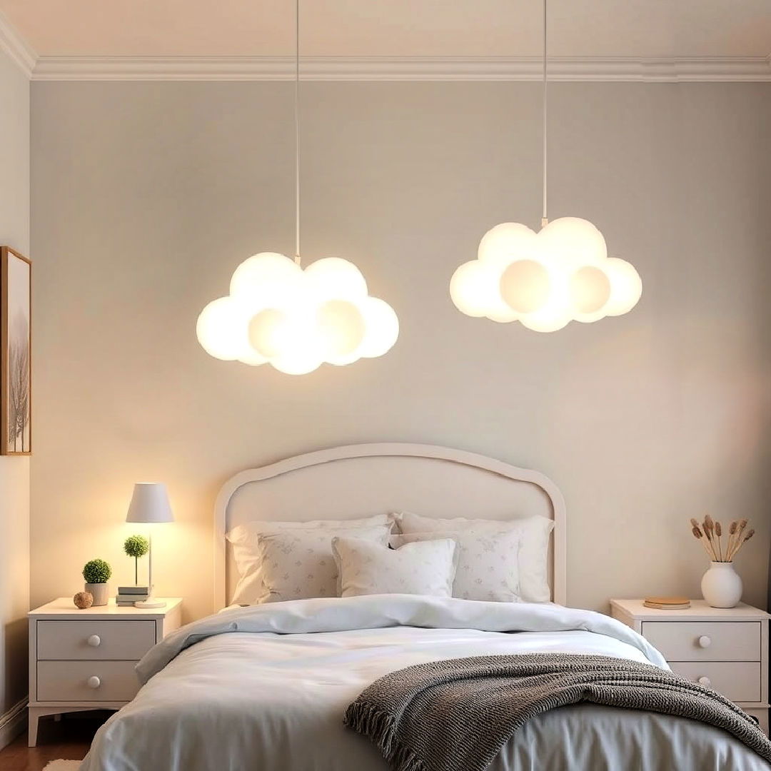 cloud shaped lighting fixtures design