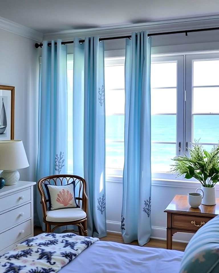 coastal curtains in lightweight fabrics