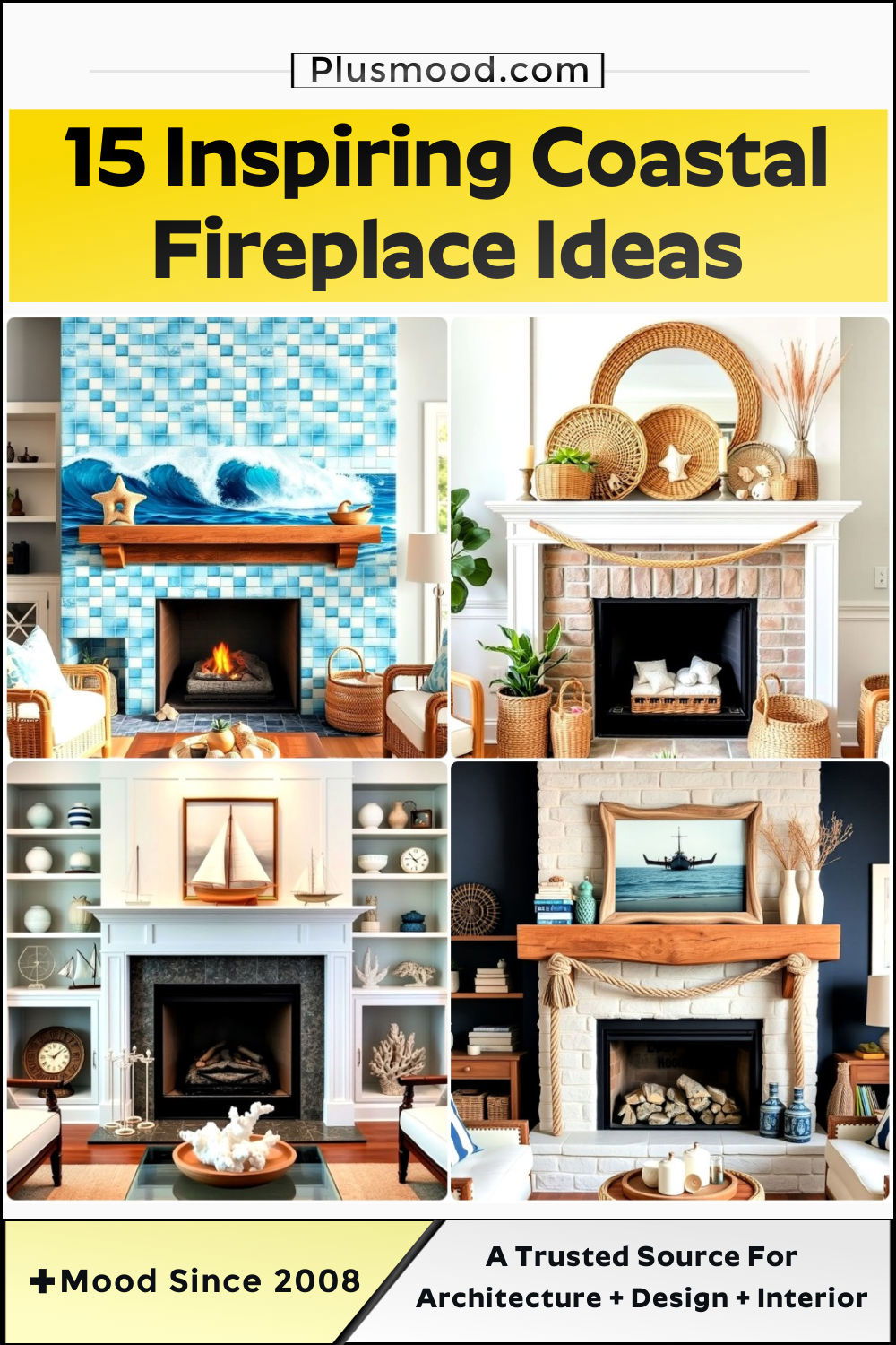 coastal fireplace ideas and inspiration