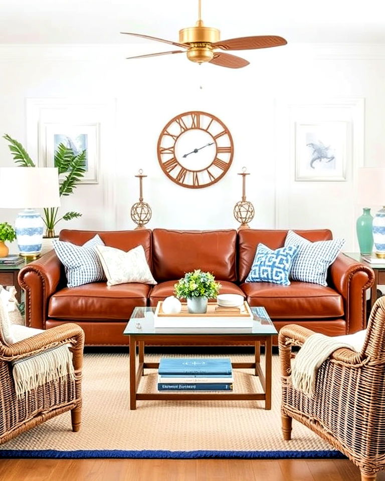 coastal inspired living room