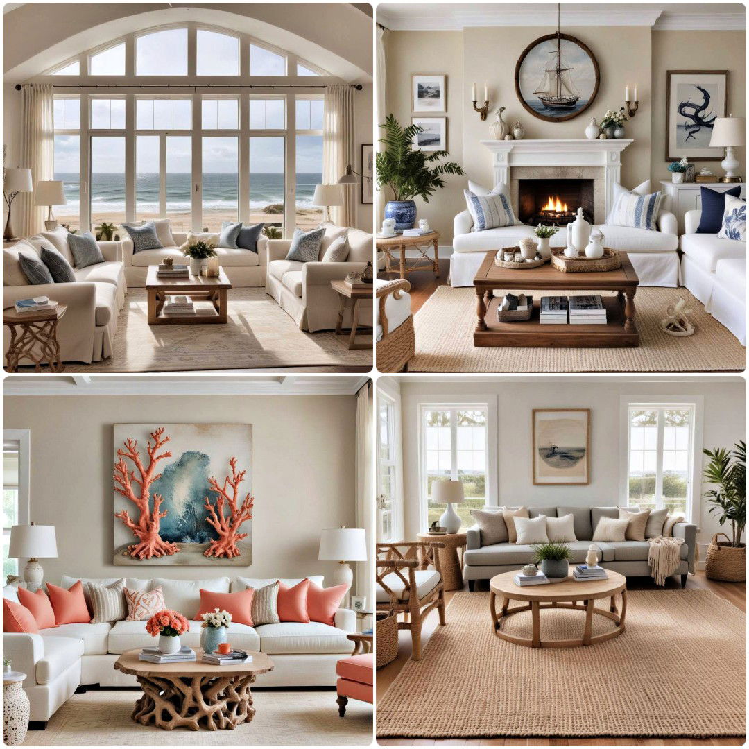 40 Coastal Living Room Ideas for A Breezy Look