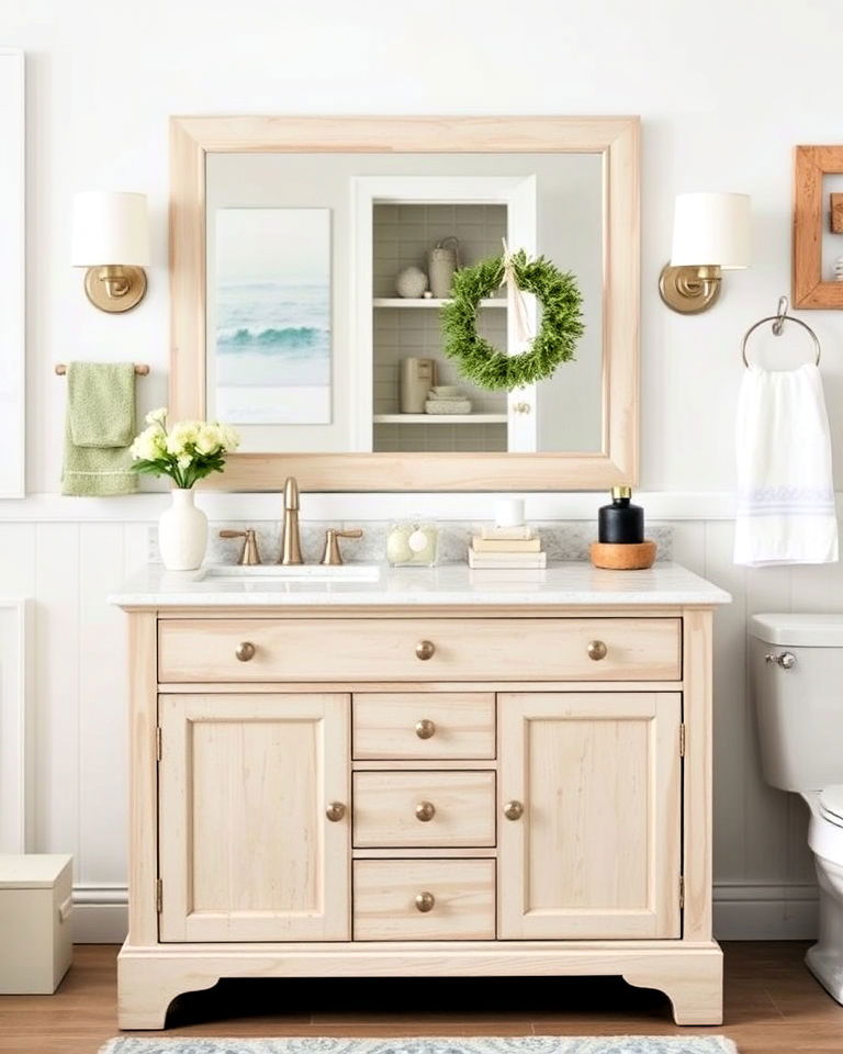 coastal themed vanities for a beachy vibe