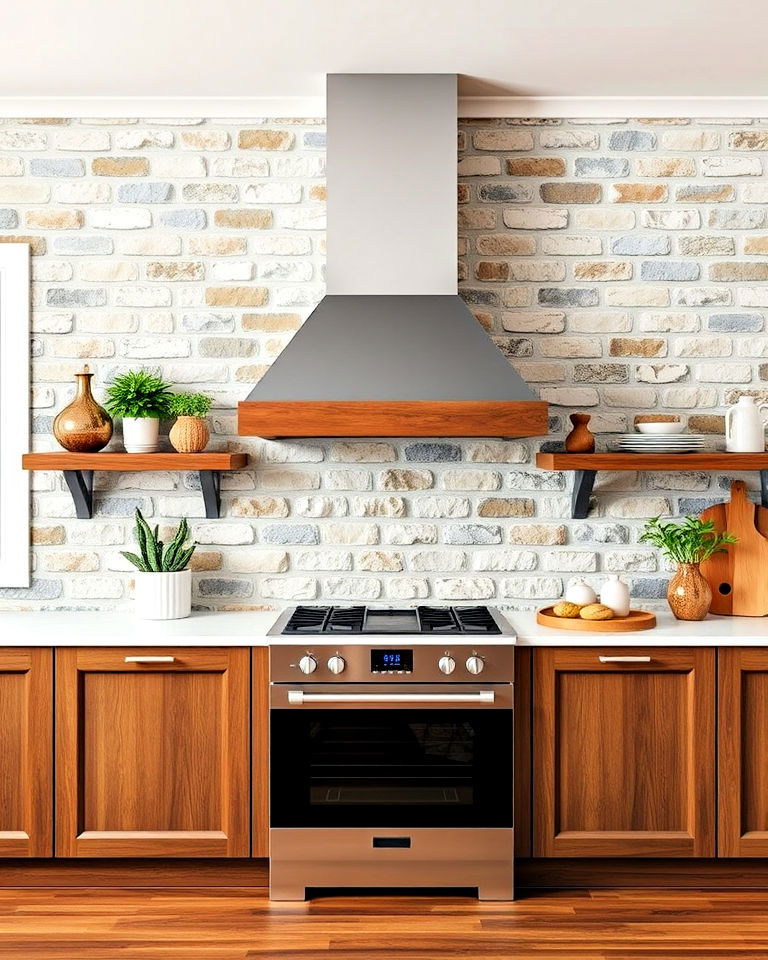cobblestone kitchen wall for your kitchen