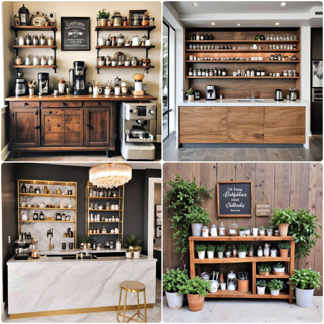 40 Coffee Bar Ideas for A Stylish Home Setup