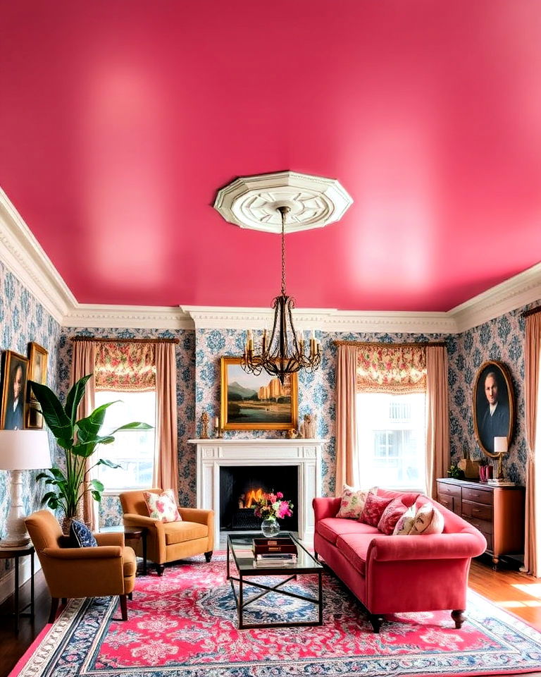 colorful ceilings for unexpected flair