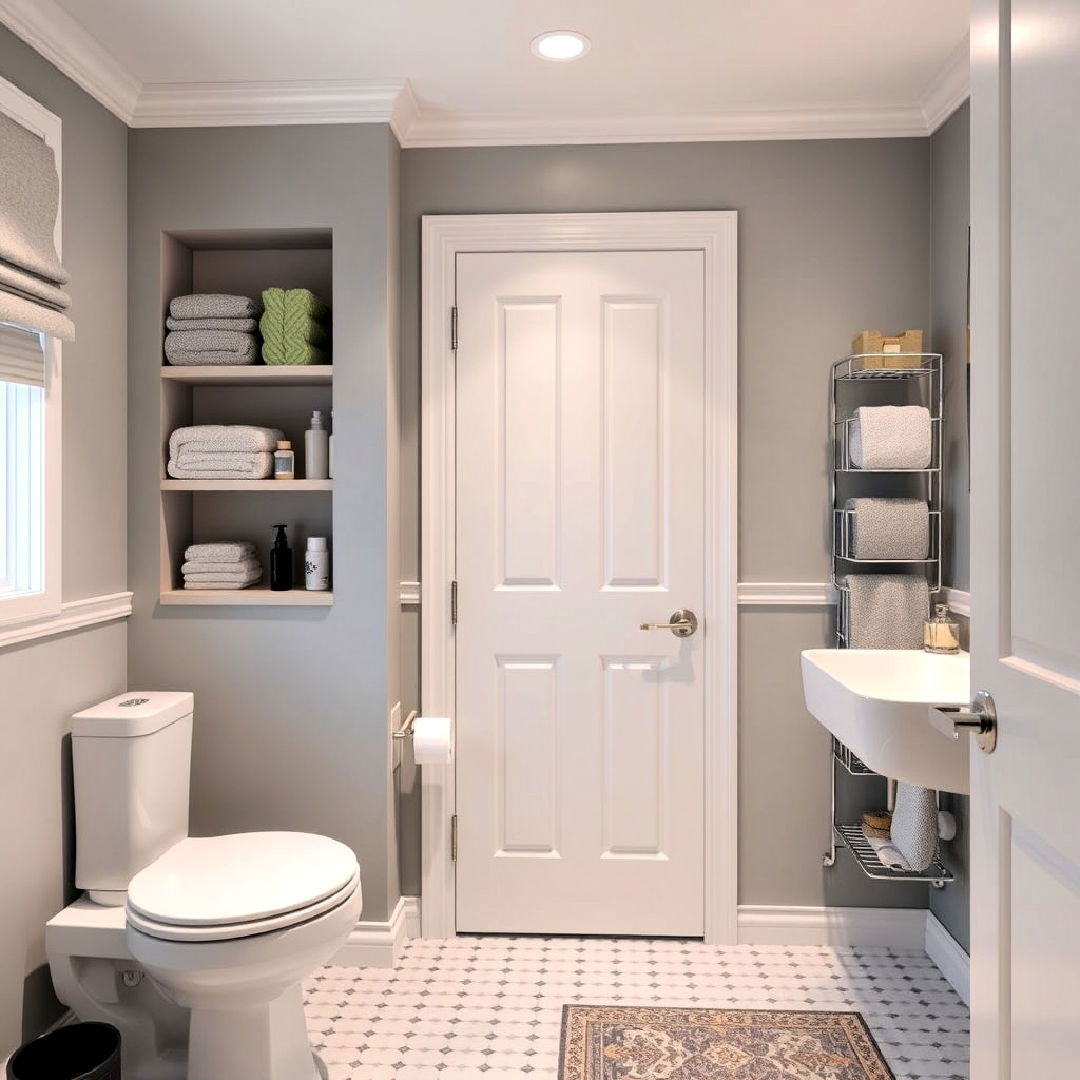 compact bathroom storage solution