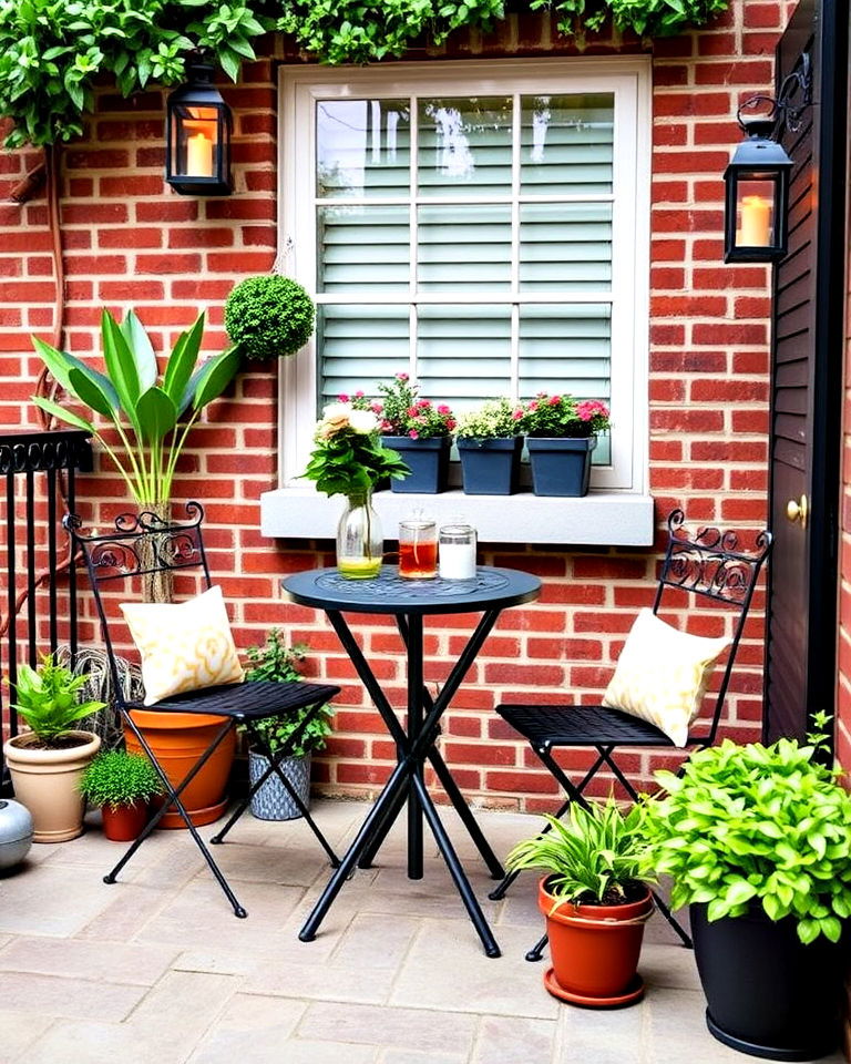compact bistro corner