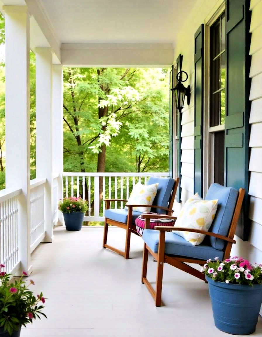 compact folding chairs for small front porch