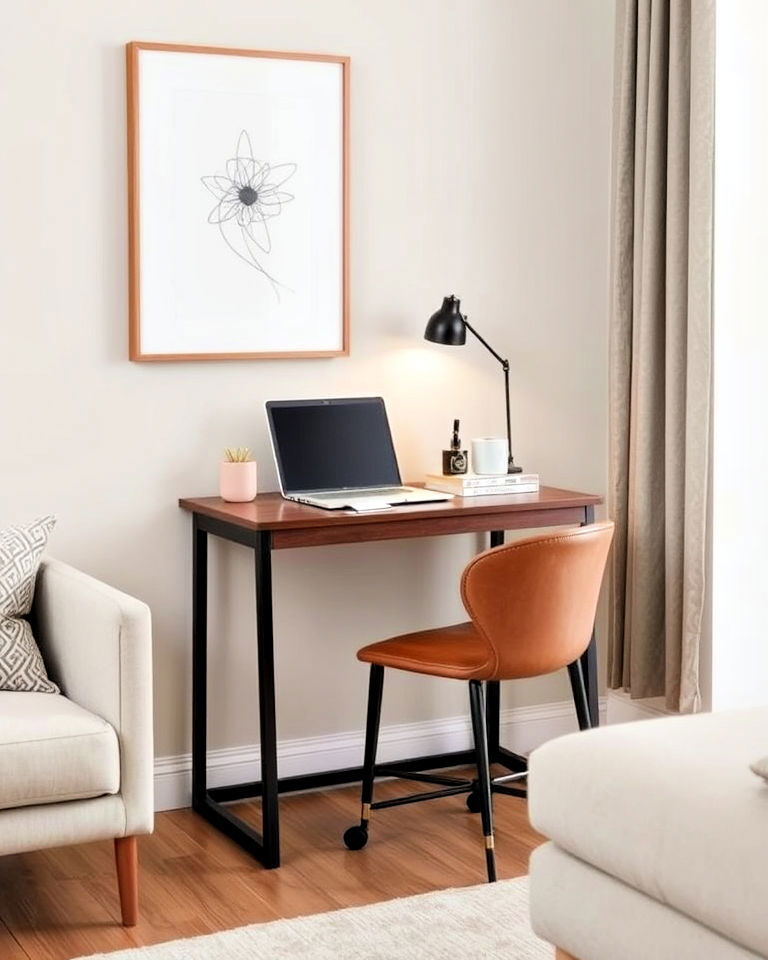 compact writing desk for your living room