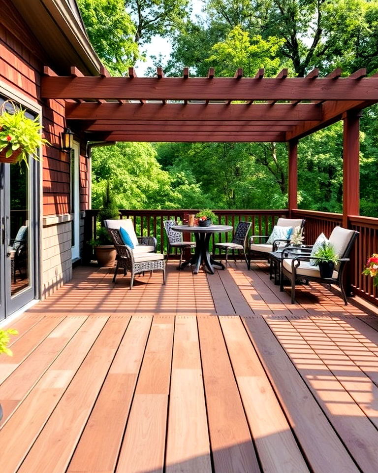 composite decking patio floor