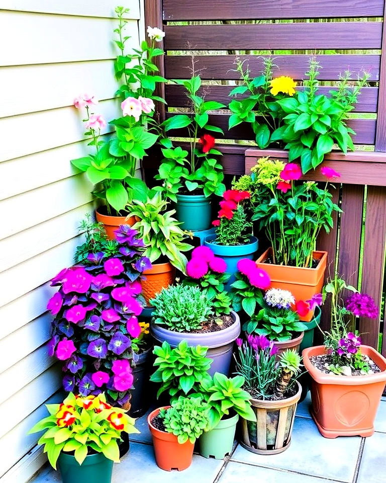 container garden corner