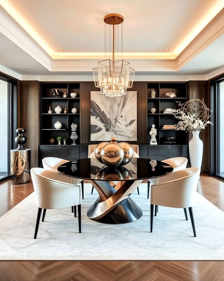 contemporary sculptural pieces