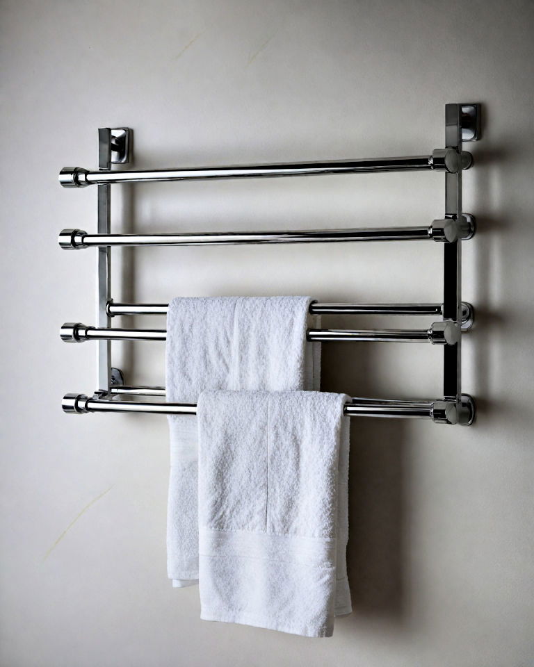 convenient and stylish rotating towel rack