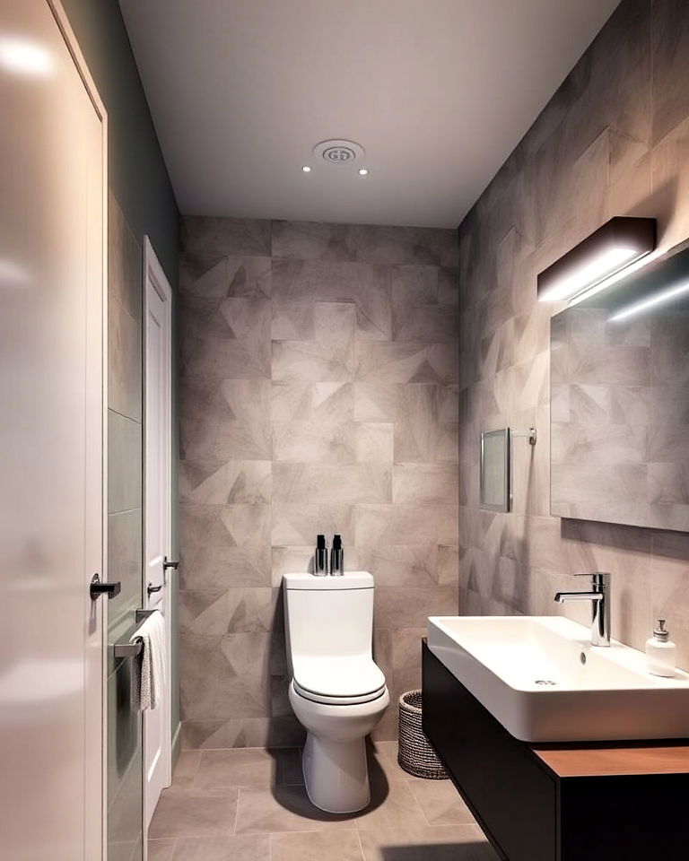 convenient motion sensor lighting for bathrooms