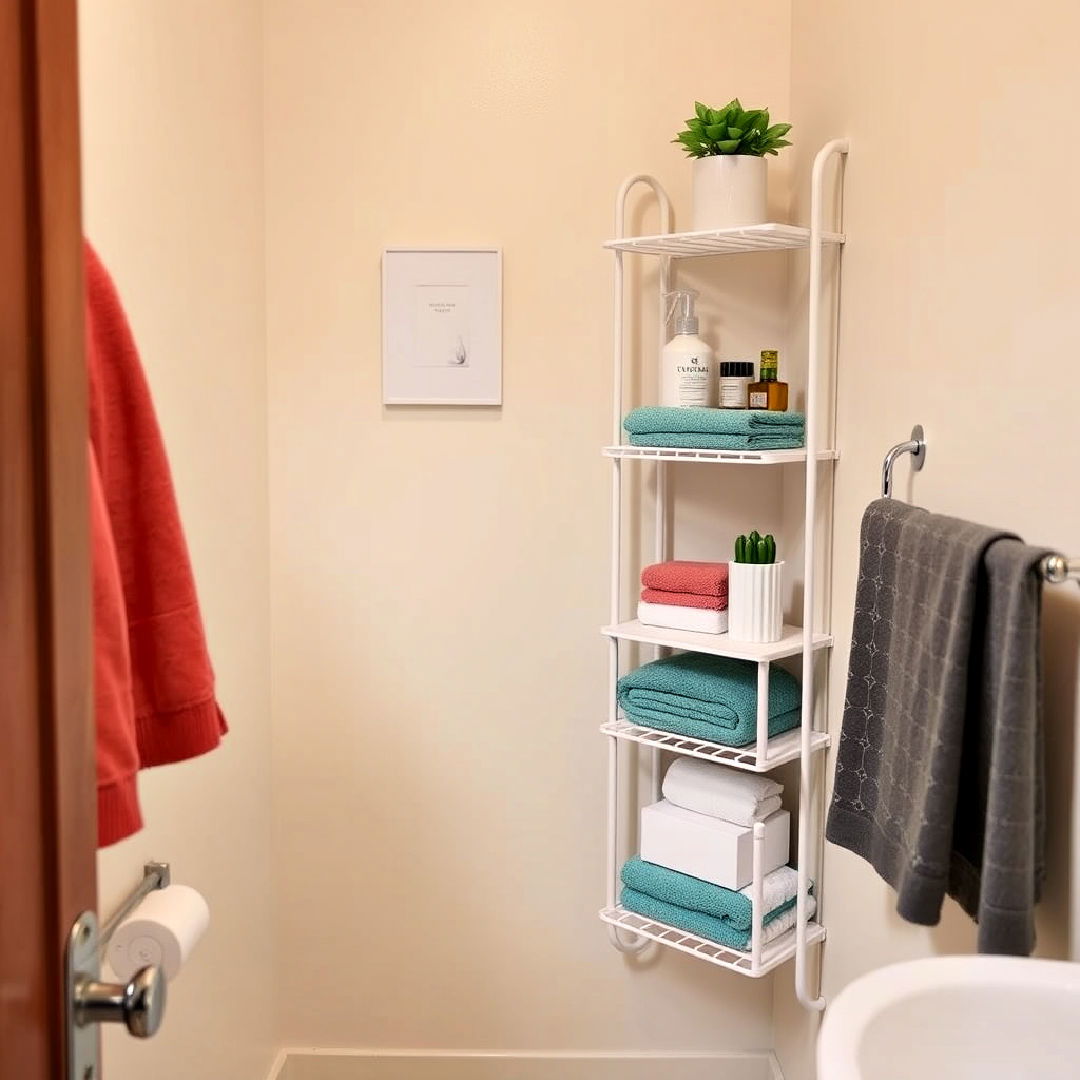 corner bathroom shelving units