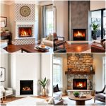 corner gas fireplace ideas