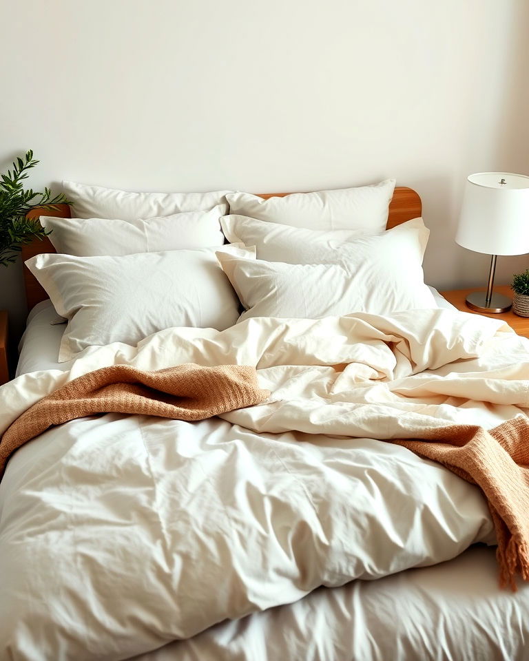 cozy bedding for comfort