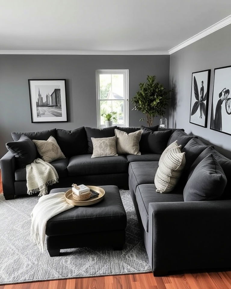 cozy corner sectional for family gatherings