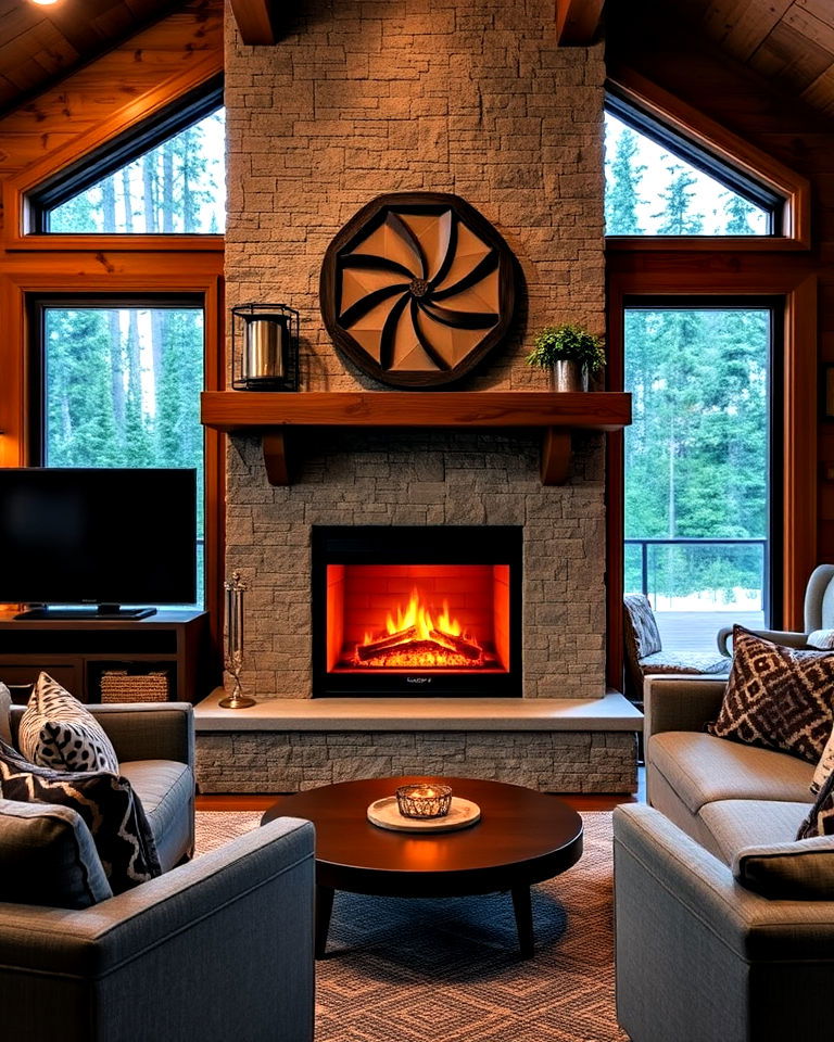 cozy electric fireplace insert