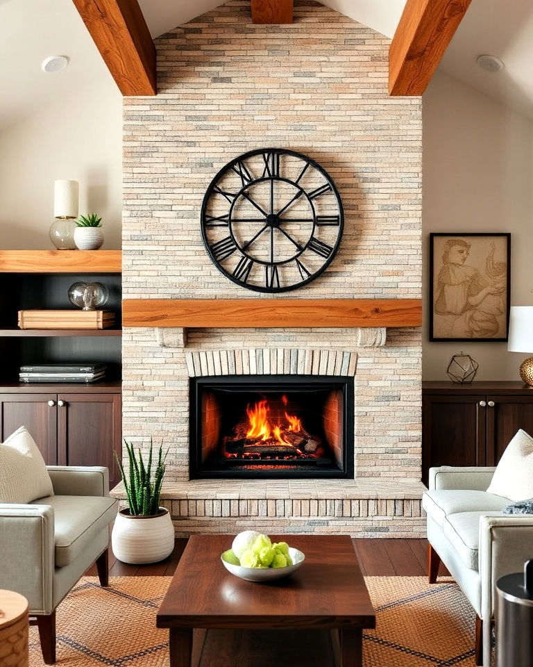 cozy multi toned stone mosaic tile