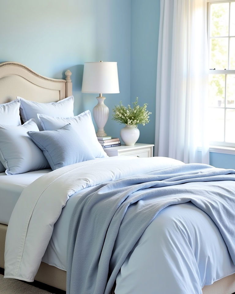 cozy periwinkle bedding