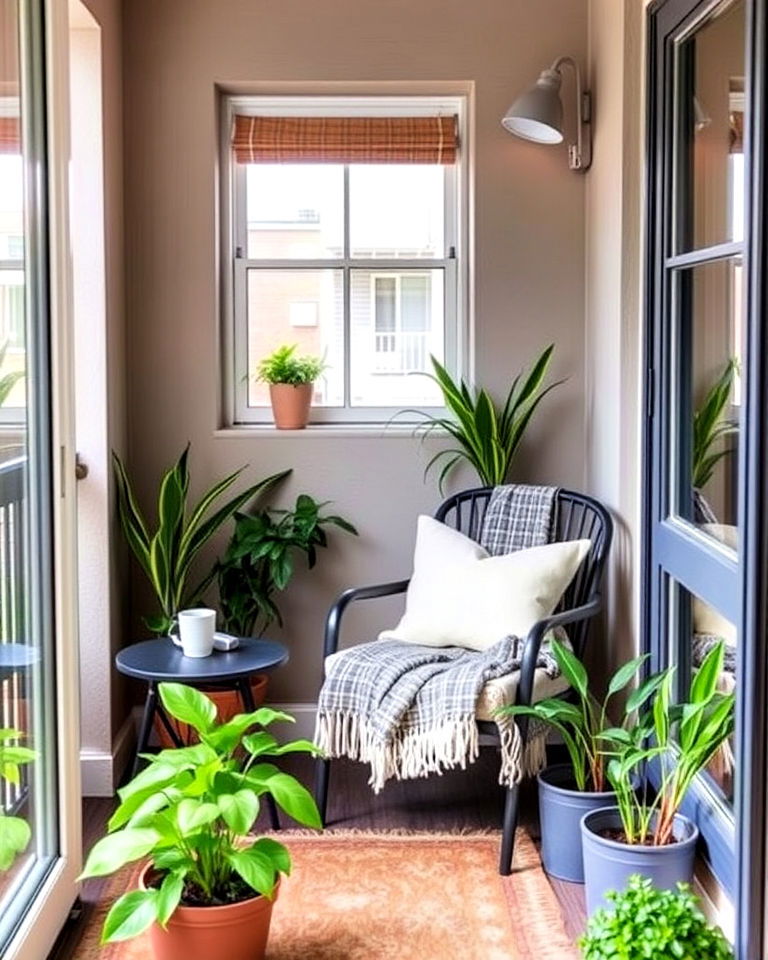cozy reading nook