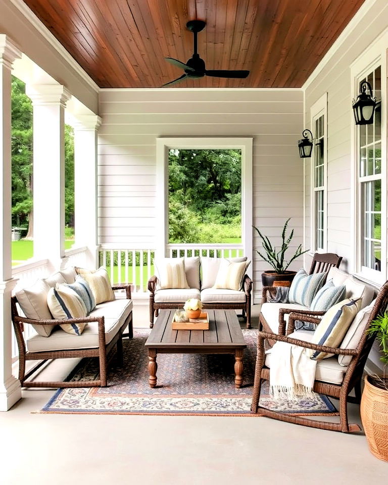 cozy seating areas for relaxation