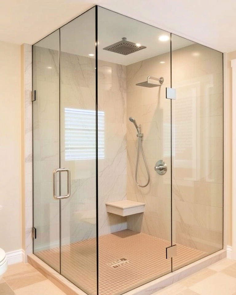 create a walk in shower