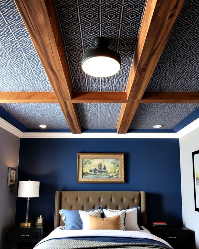 create an accent ceiling