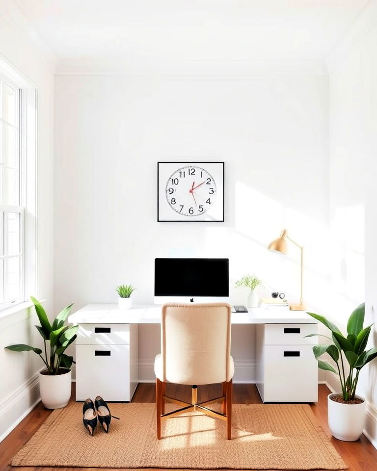 crisp white paint color for office