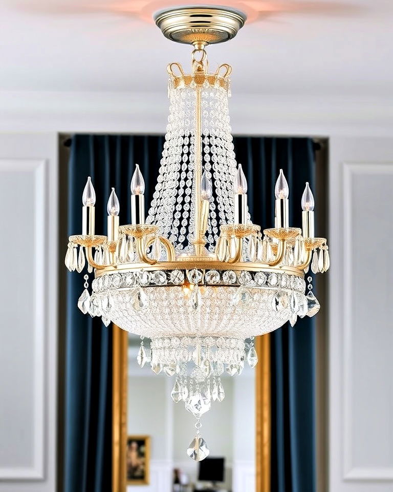 crystal chandelier for a glamorous touch