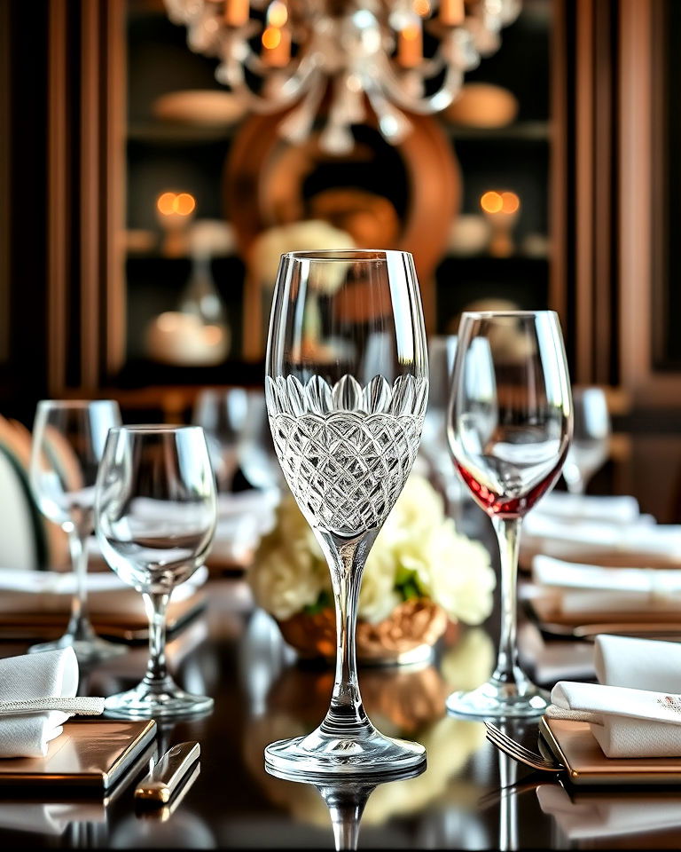 crystal glassware