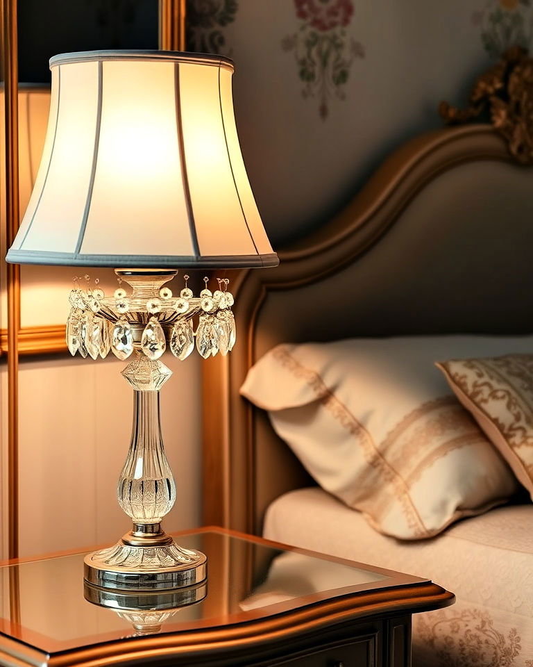 crystal table lamp
