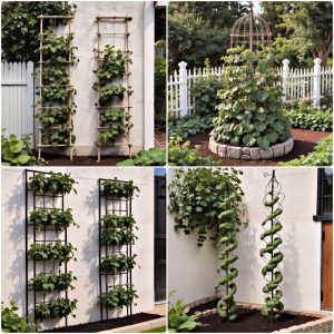 cucumber trellis ideas