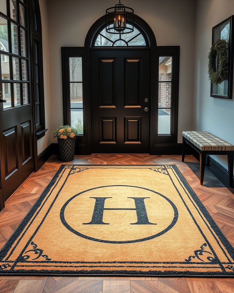 custom logo rug
