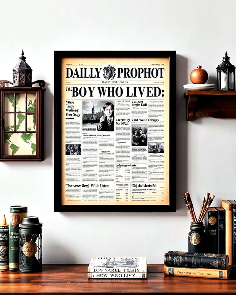 daily prophet posters for vintage charm