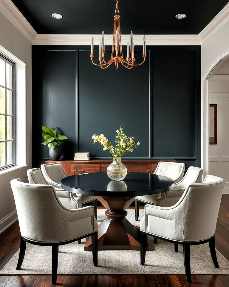 dark accent walls
