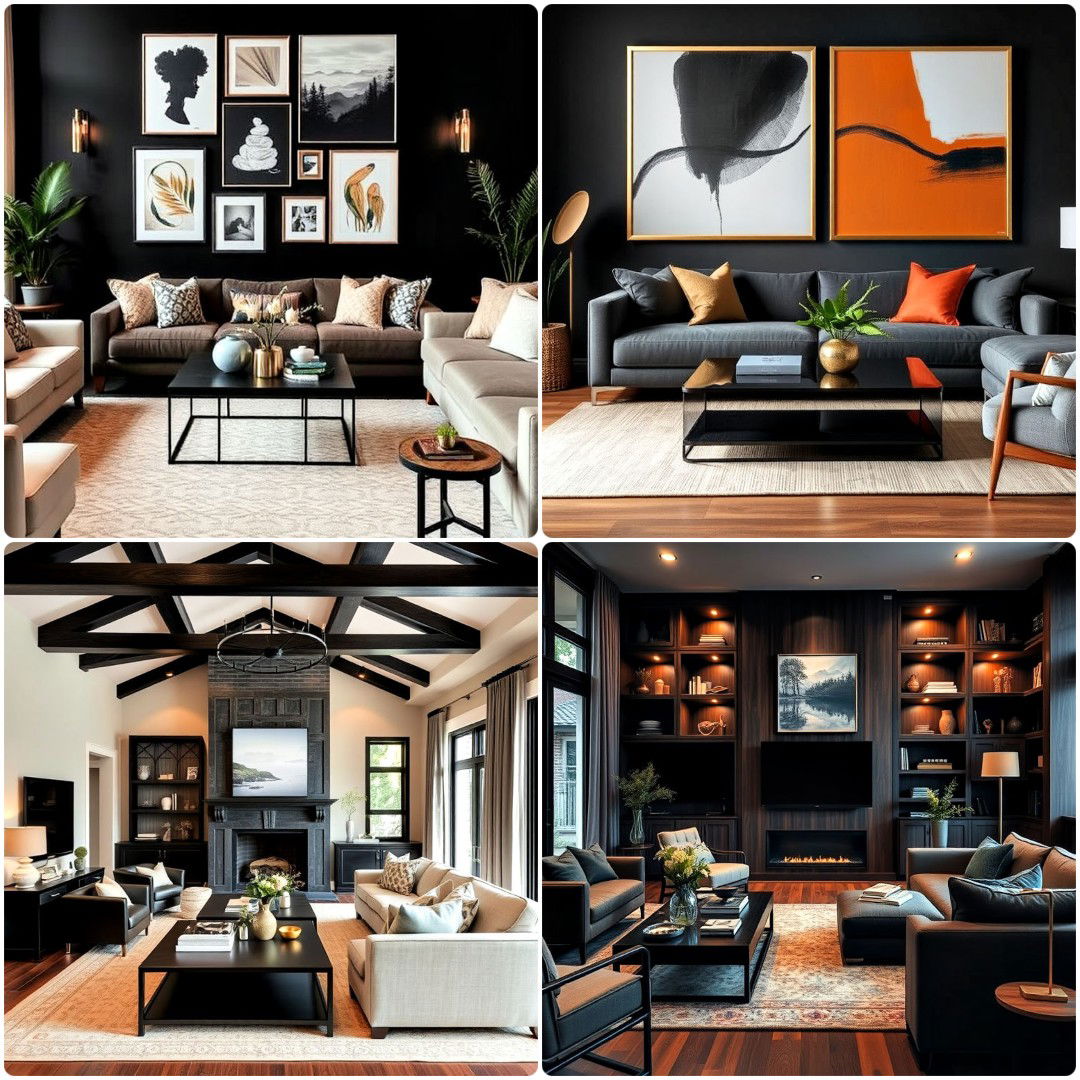 30 Dark Living Room Ideas To Inspire Your Next Redesign