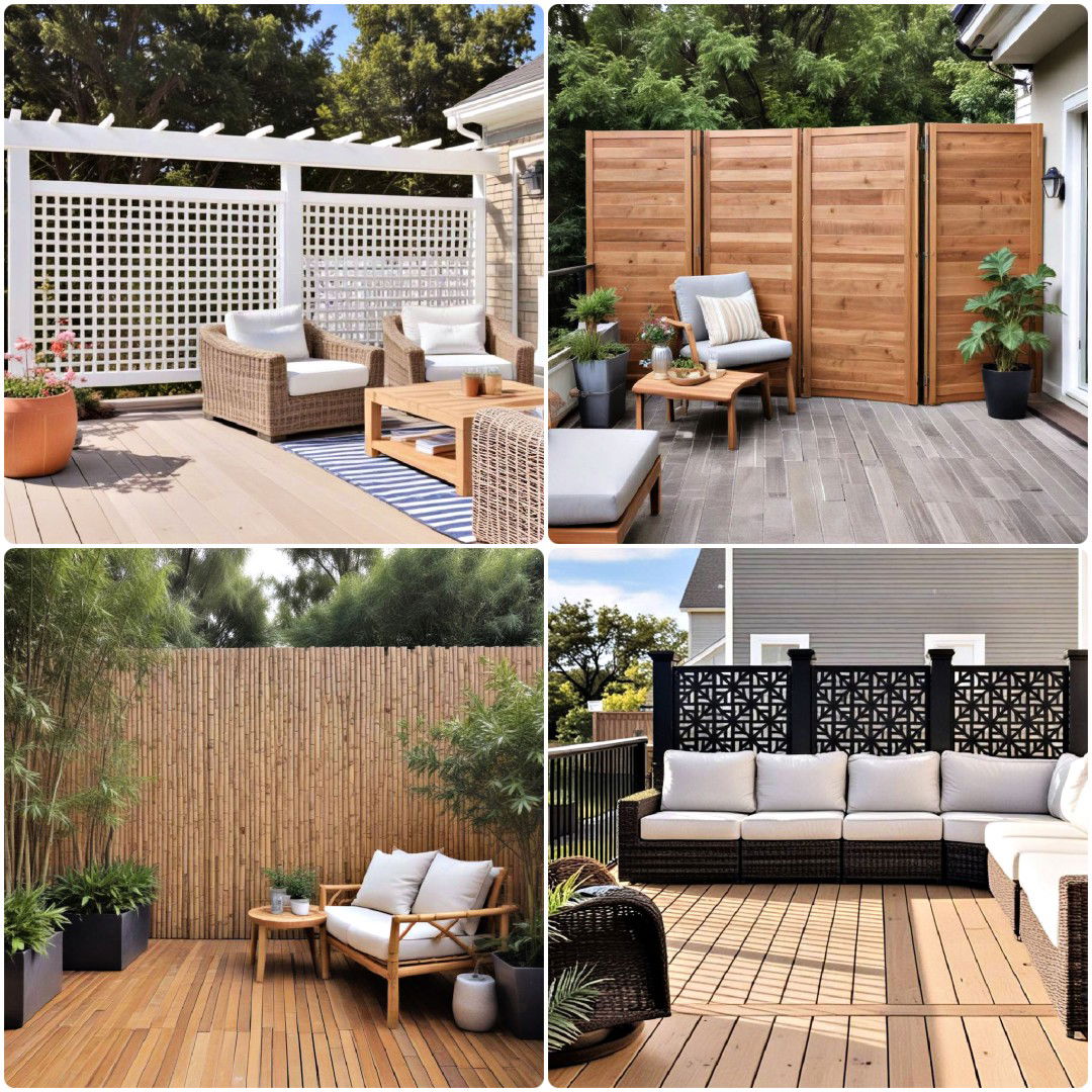 25 Deck Privacy Ideas for A Cozy and Secluded Backyard