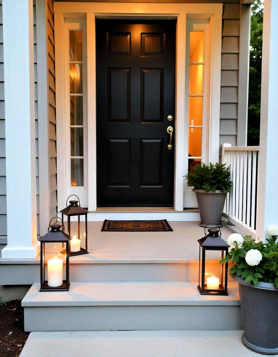 decorate porch with lanterns