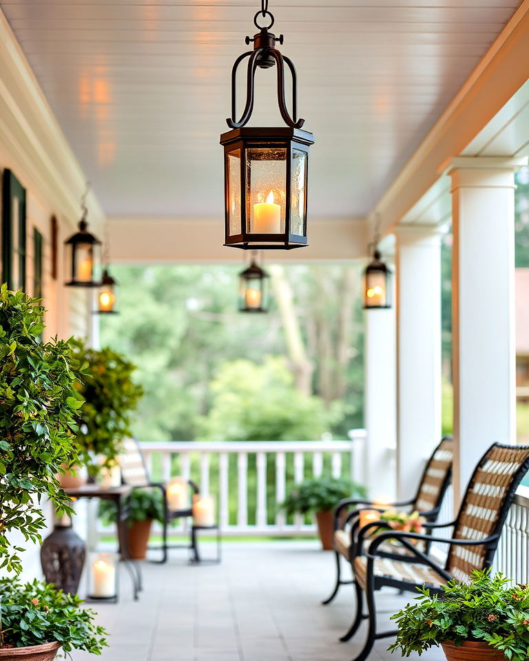 decorate with lantern style lighting