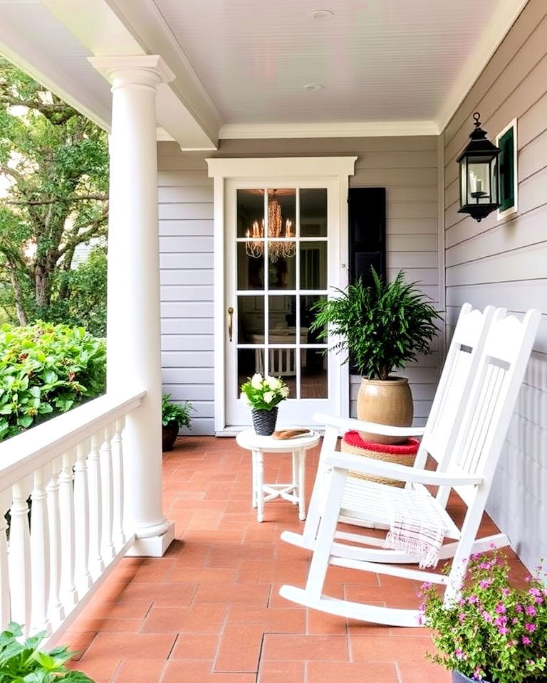 decorate with rocking chairs