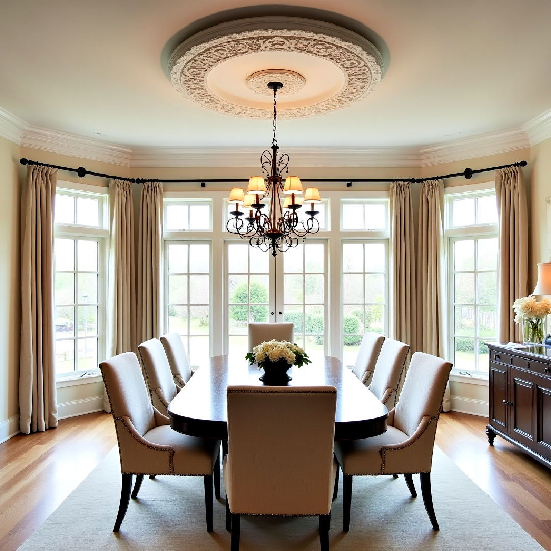 decorative ceiling medallion for elegance