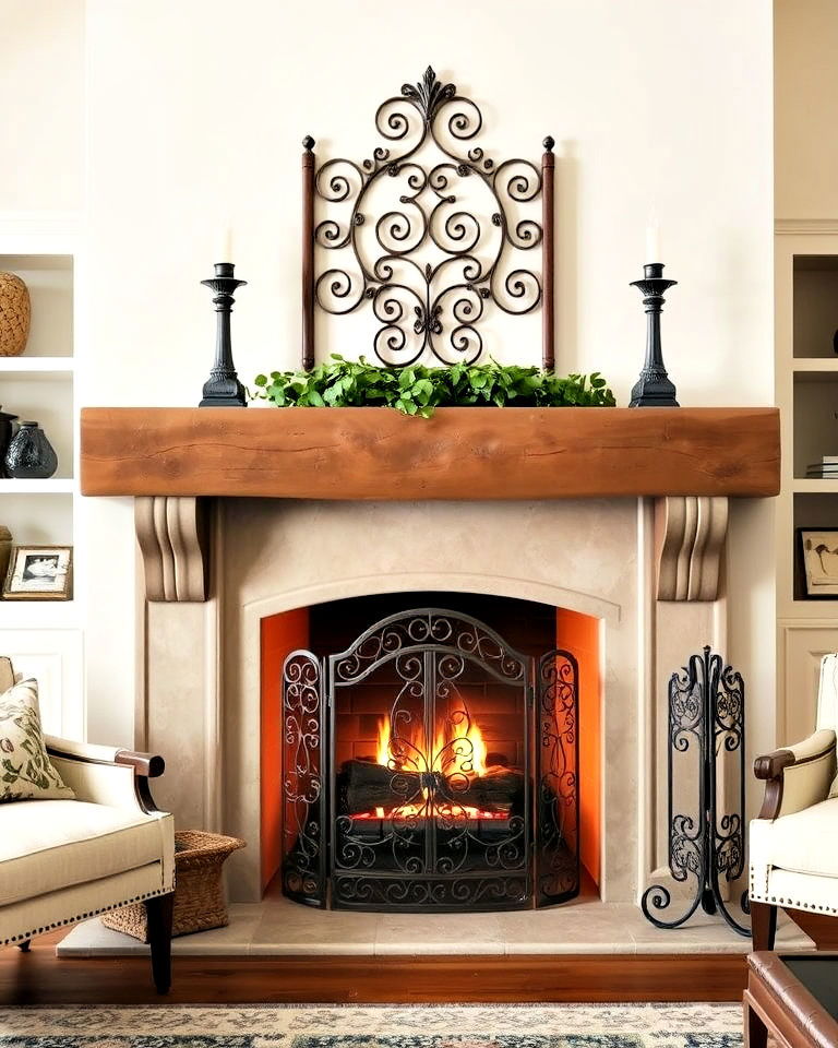 decorative fireplace screen