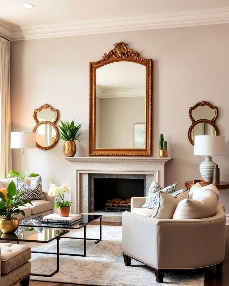 decorative mirrors for living room