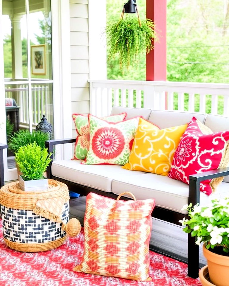 decorative pillows for deck