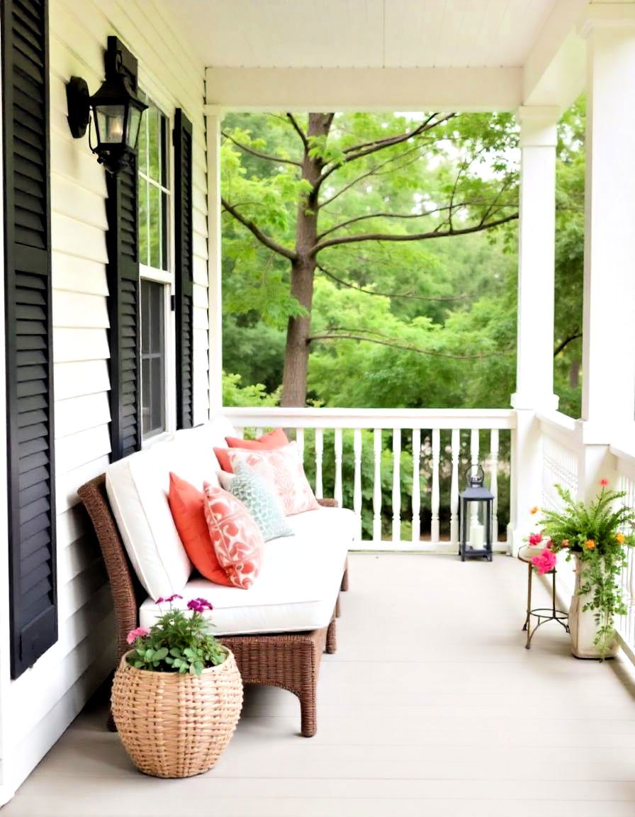 decorative pillows for porch sofa